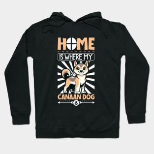 Home is with my Canaan Dog Hoodie